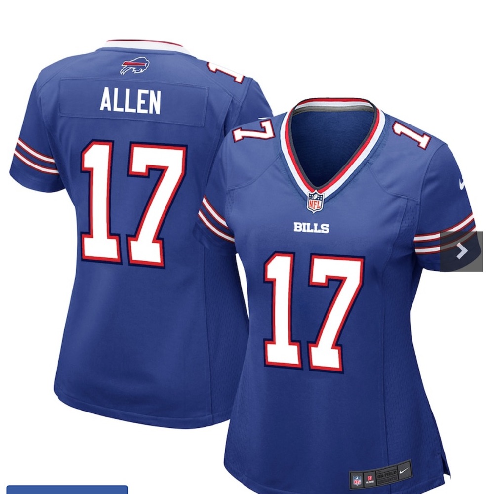 Josh Allen Buffalo Bills Nike Women's Game Player Jersey - Royal. Size- Medium